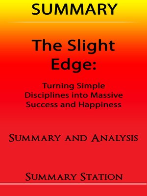 cover image of The Slight Edge / Summary